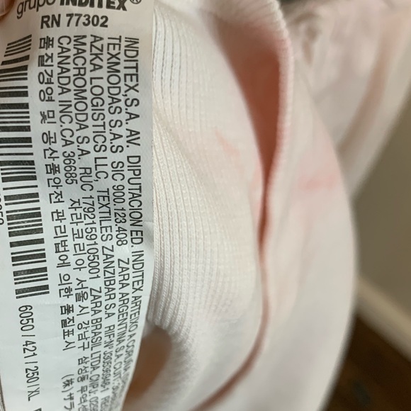 Zara Ruffled Tie Dye Top - Picture 6 of 7